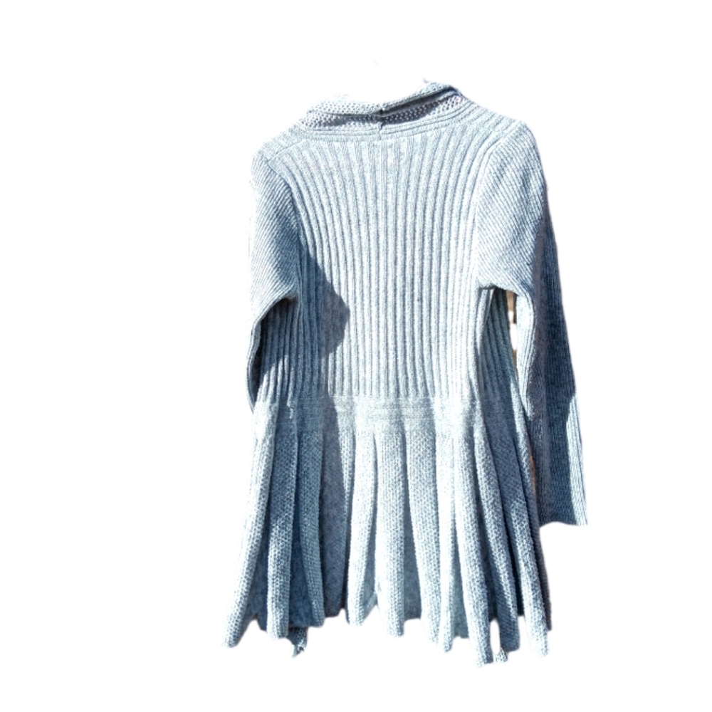 Shein Cardigan Sweater Open Front Pale Blue Size S